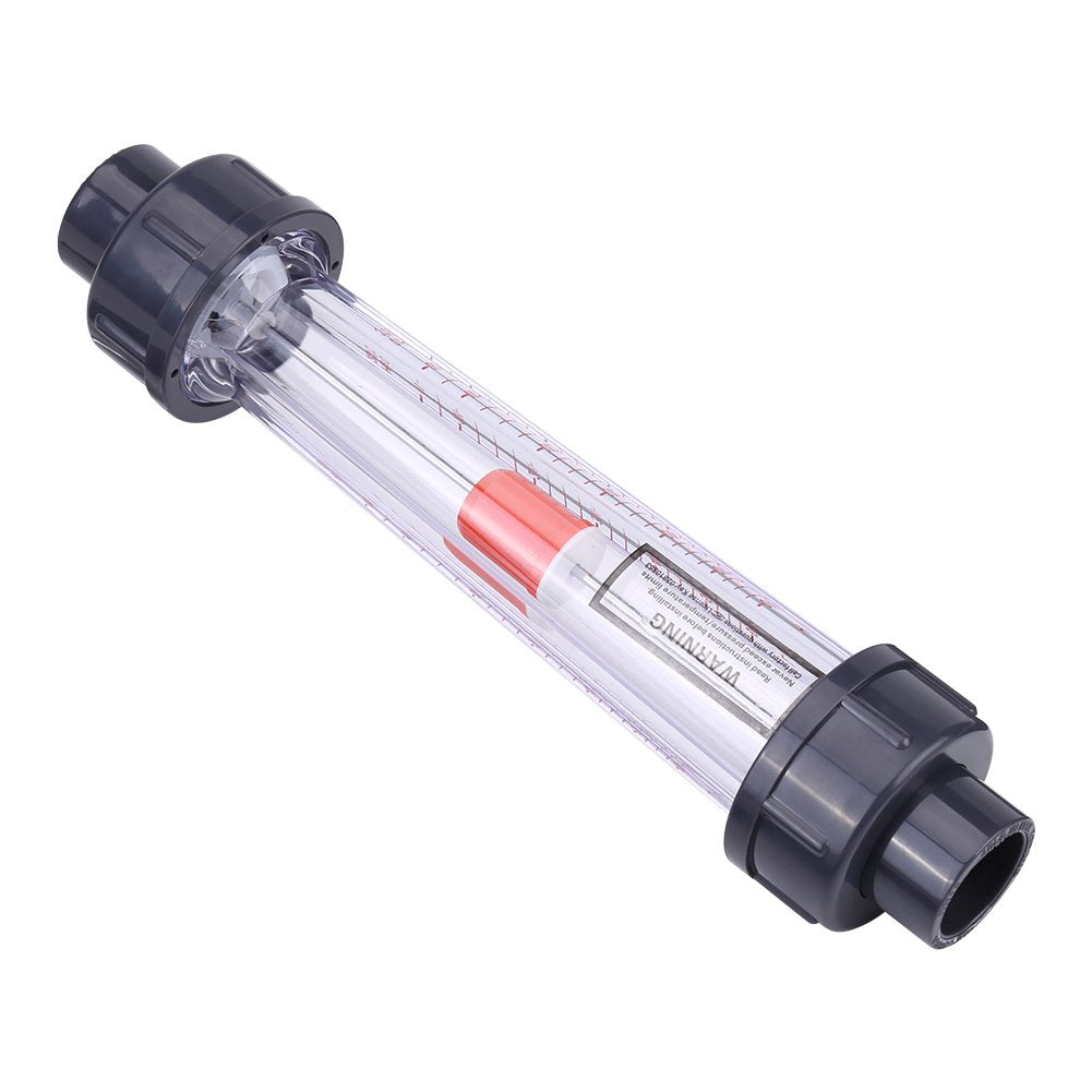 Rotameter, Flow Meter Water Flow Meter Plastic Tube Type 25-250L/H Instantaneous Water Flow Meter Flowmeter