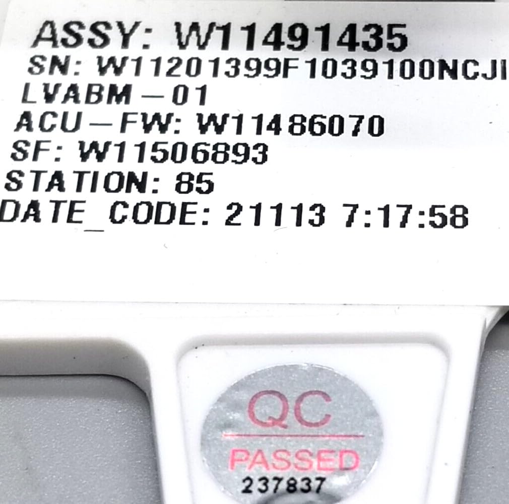 OEM Replacement for Maytag Washer Control W11491435 ~ ~