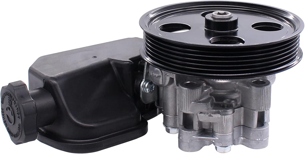 NewYall Power Steering Pump with Reservoir and Pulley for Dodge
