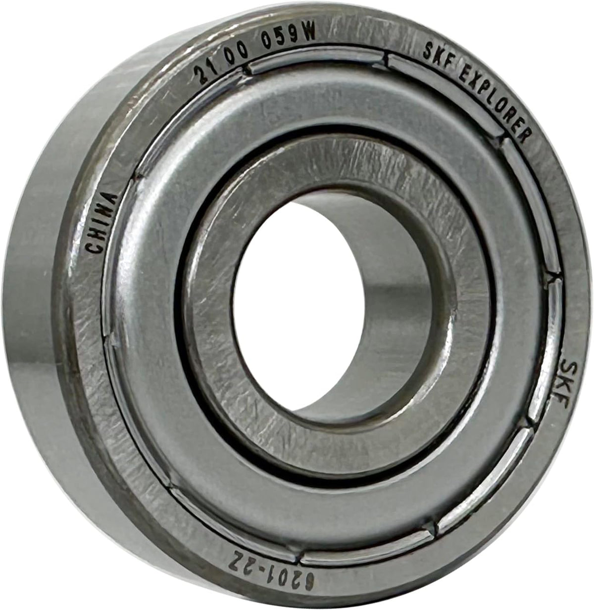 2PACK SKF Bearings 6201-2Z 12X32X10mm Double Metal Sealed Deep Groove Ball Bearings 6201ZZ