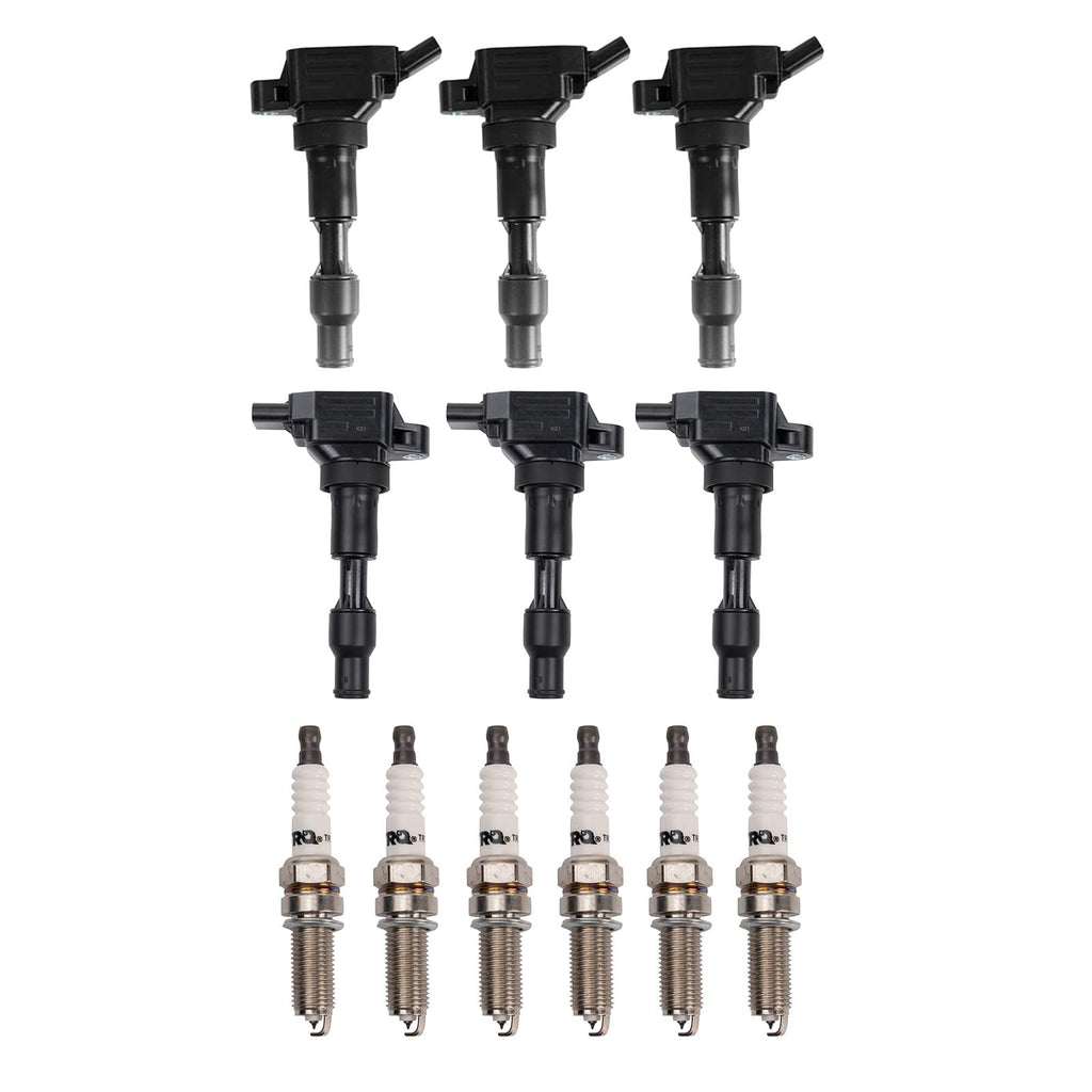 TRQ Ignition Coil & Spark Plug Kit Iridium 12 Piece