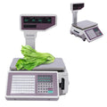 Label Printing Scale, 66.14 Lbs Commercial Electronic Price Computing Scale Digital Weight Price Scales LCD Digital