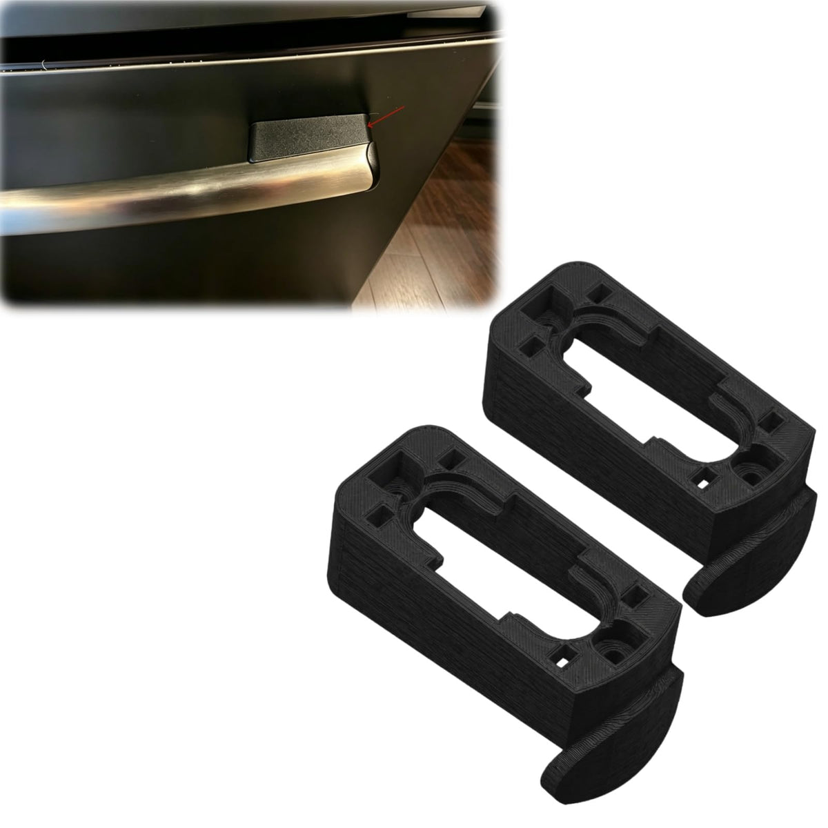 Handle Connector Replacement Compatible with GE GNE25JSKCFSS Refrigerator
