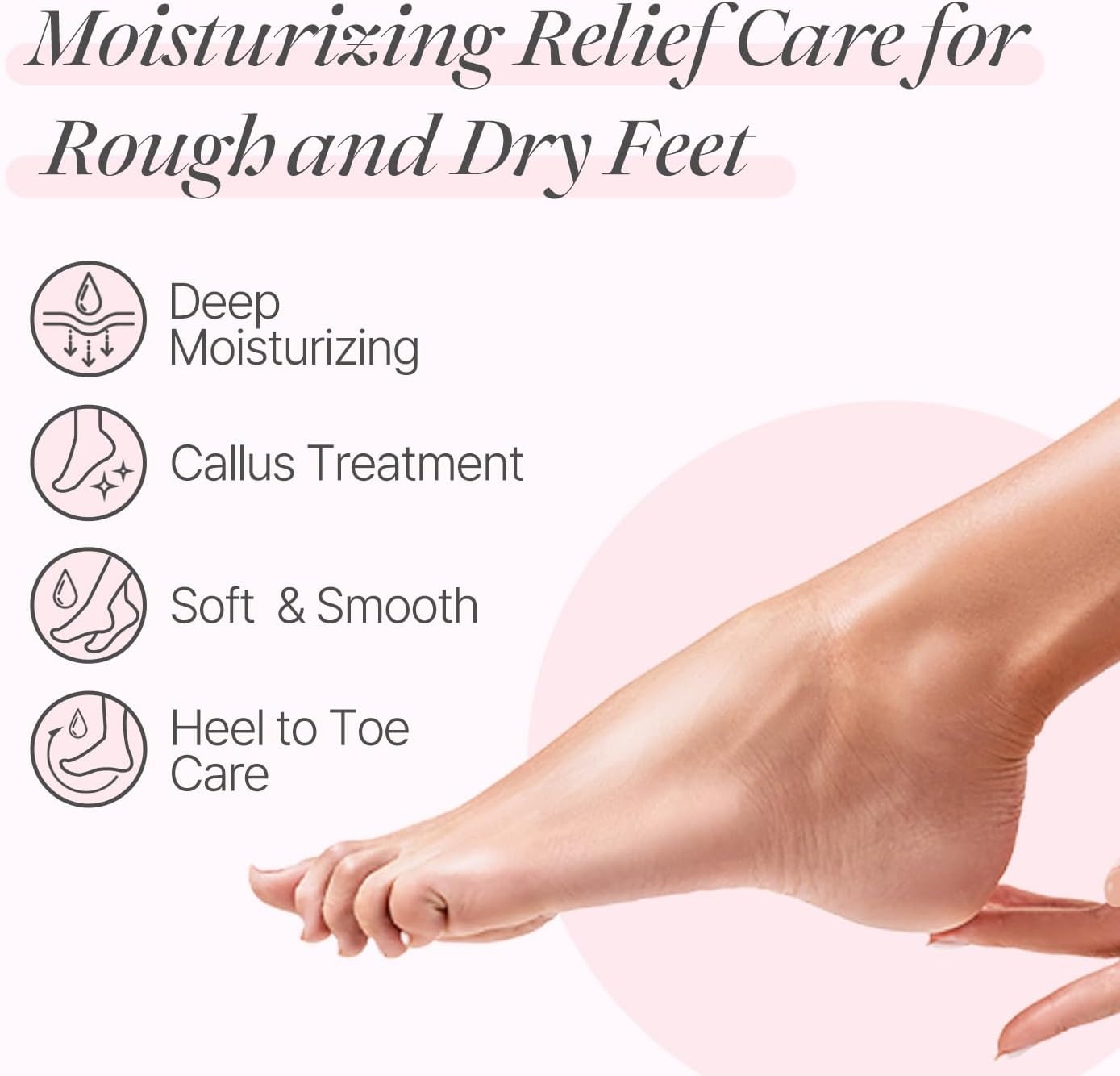 Rose Petal Satin Foot Mask (5pairs) - Korean Skin Care, Intensive Nourishing Socks, Rose Scented Foot Repair Masks