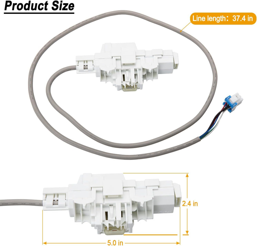 WA52J8700AP/A2 WA52M7750AW/A4 Washer Lid Lock Assembly for Samsung