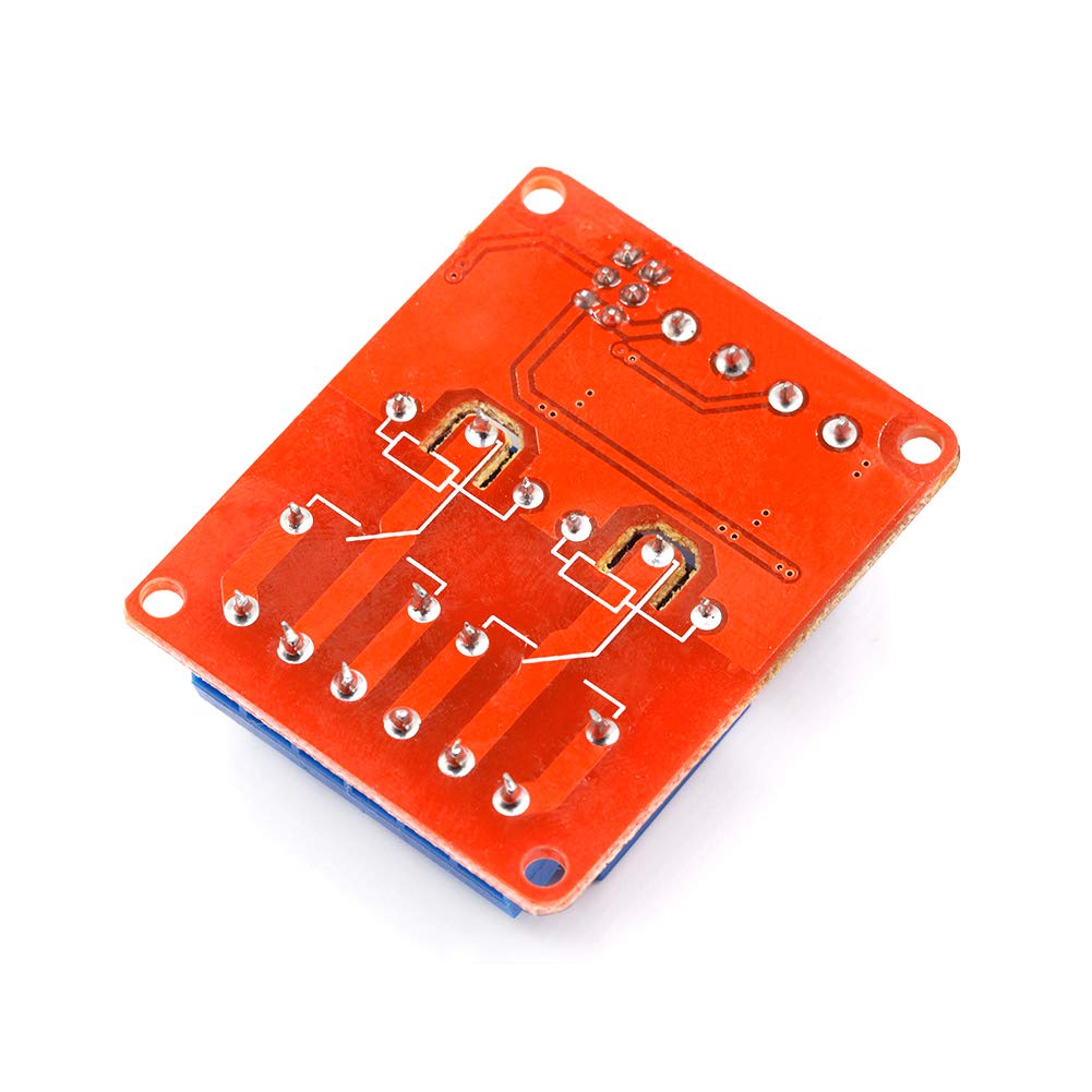 5PCS 5V 2 Channel Relay with Optocoupler High/Low Level Trigger