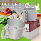112204S Food Processor 3 Quart Cutter Bowl, Grey
