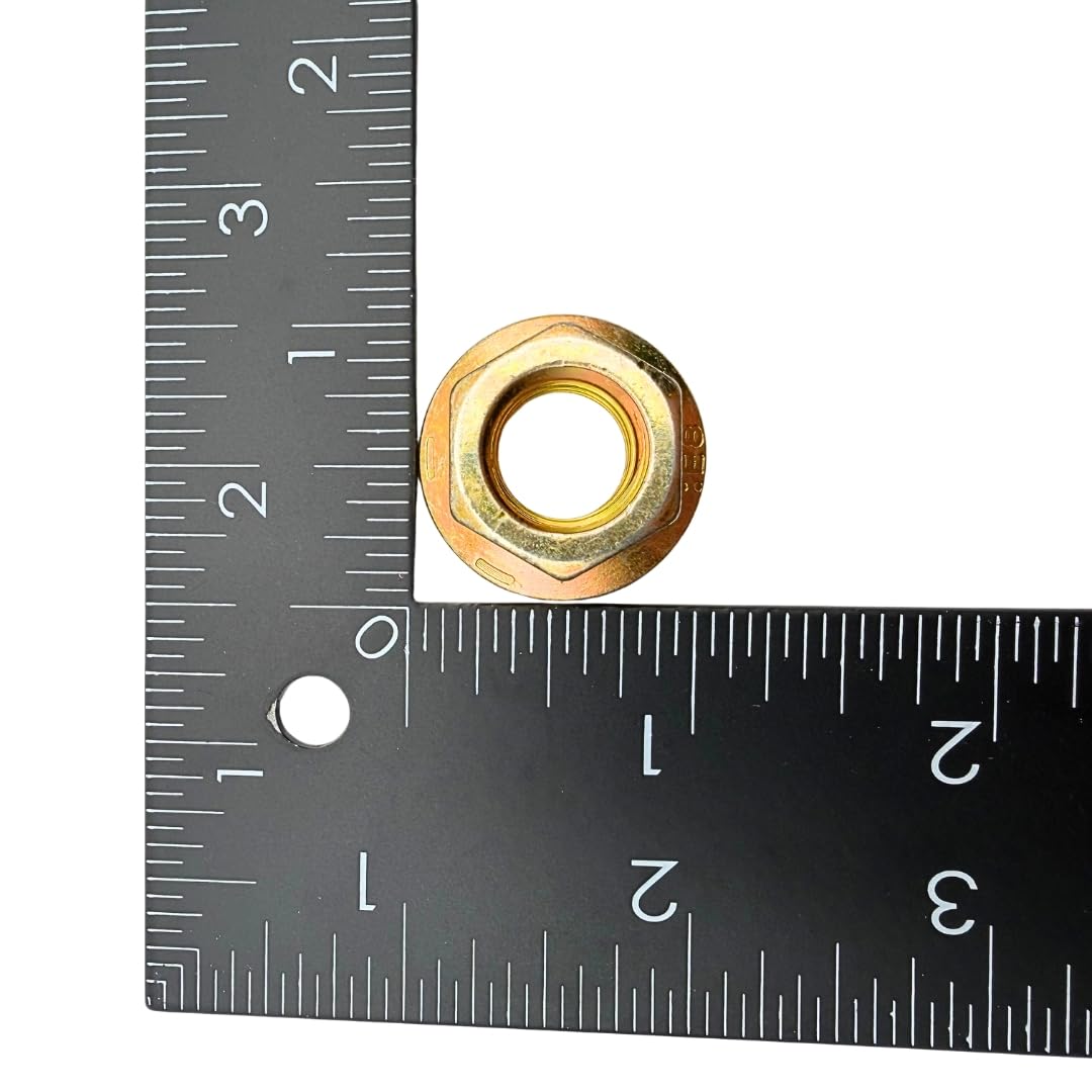 1/2-13 Flange Nuts (50 Pack) – Grade 8 Built-in Washer Nuts Coarse Thread for Fast, Even Clamping on Frames, Brackets & Heavy Assemblies SAE J995 0.5"