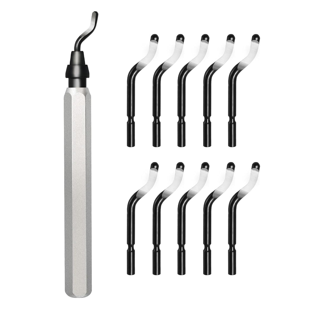 11-Blade HSS Deburring Tool for 3D Printing, Metal, Resin and Pipe