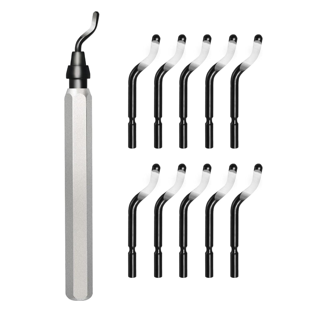 11-Blade HSS Deburring Tool for 3D Printing, Metal, Resin and Pipe