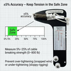 PT-1(M) Tension Meter Professional Fits 3/32", 1/8", 5/32" Cables