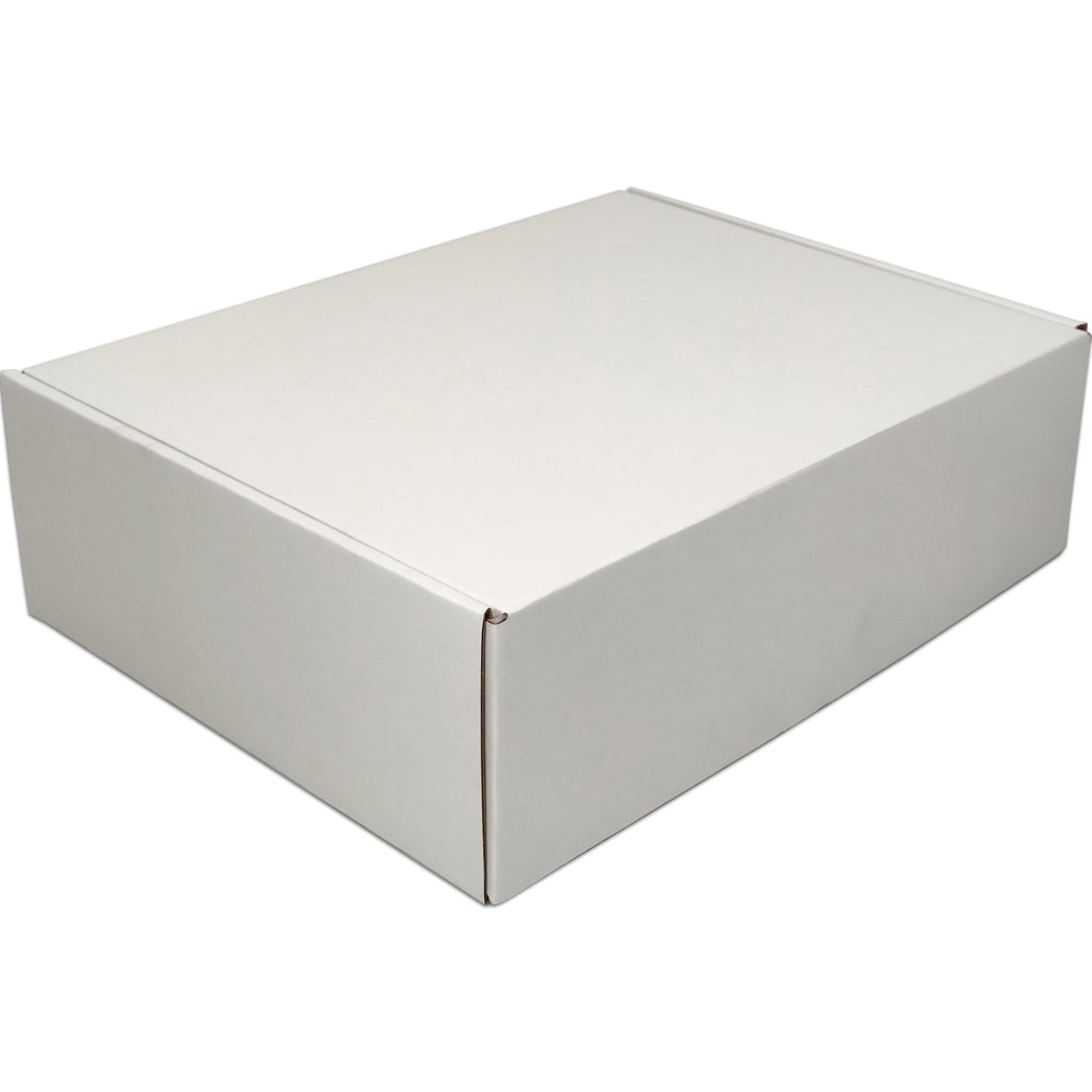 13x10x4 Shipping Boxes (20pcs) White Mailer Corrugated Cardboard Box