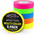 Mini Spike Tape 5 Pack, Neon, 1/2 Inch x 6 Yards, USA Made