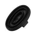 Rubber Curry Comb with Handle, Grooming Brush for Dogs, Cats & Horses