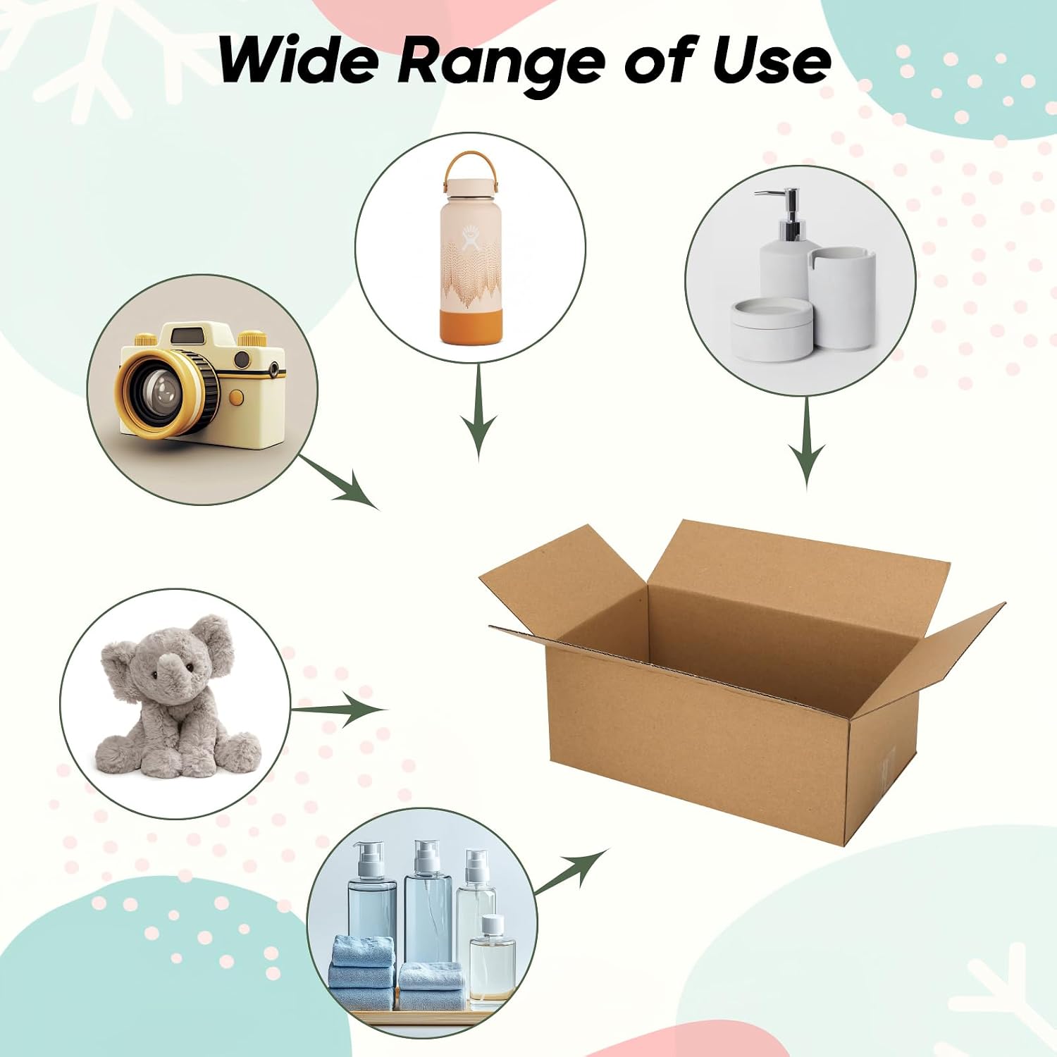 10x6x4 Shipping Boxes for Small Business, 25 Packs Corrugated Cardboard Boxes for Shipping Packing Mailing