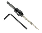 FTG USA #10 (3/16") Countersink Drill Bit for Wood with Tapered Drill Bits