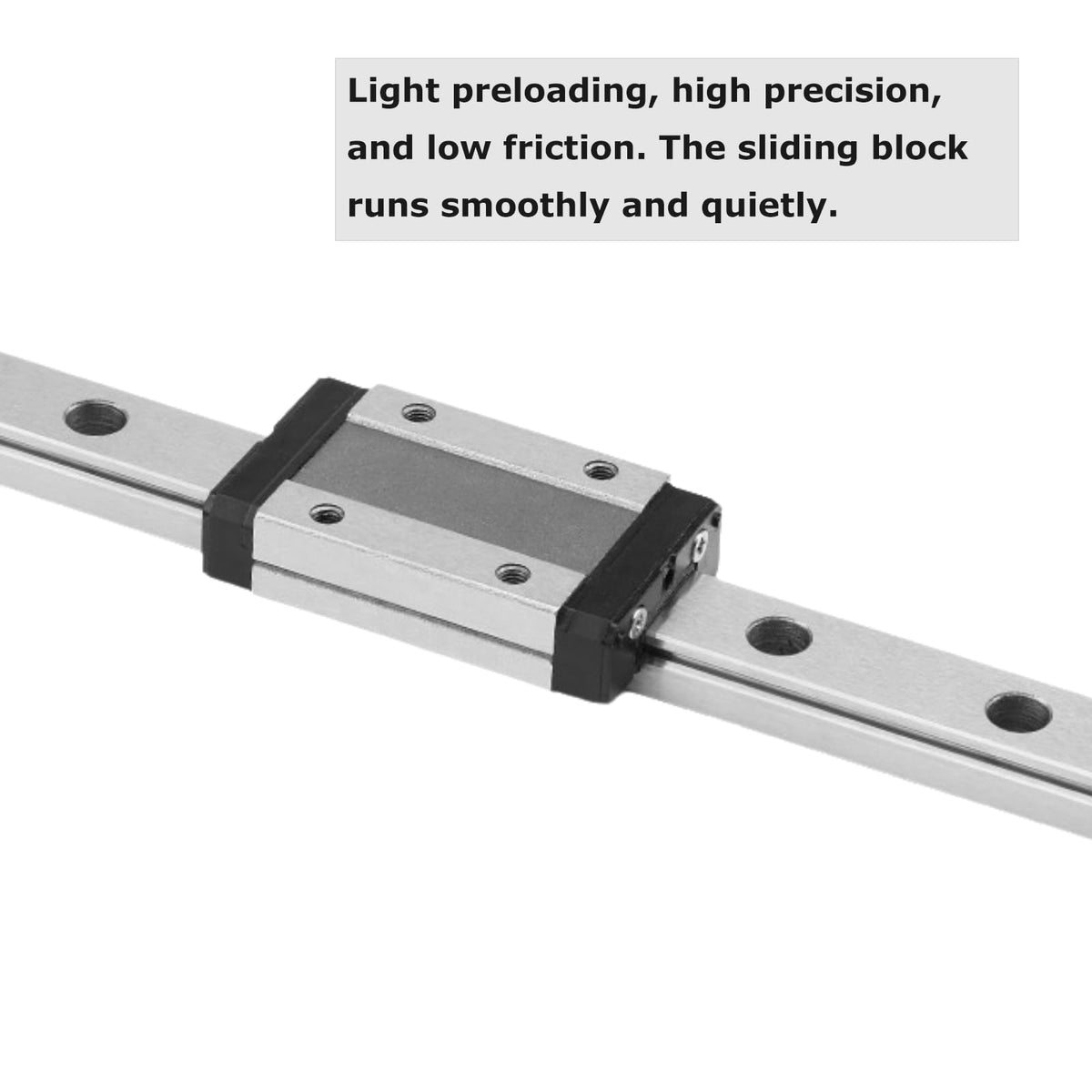 MGN12H 280mm 11.1'' Linear Slide Rail with 1 PCS MGN12H Carriage Block