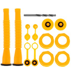 Can Spout Replacement Kit with Flexible Nozzle and Vent Caps
