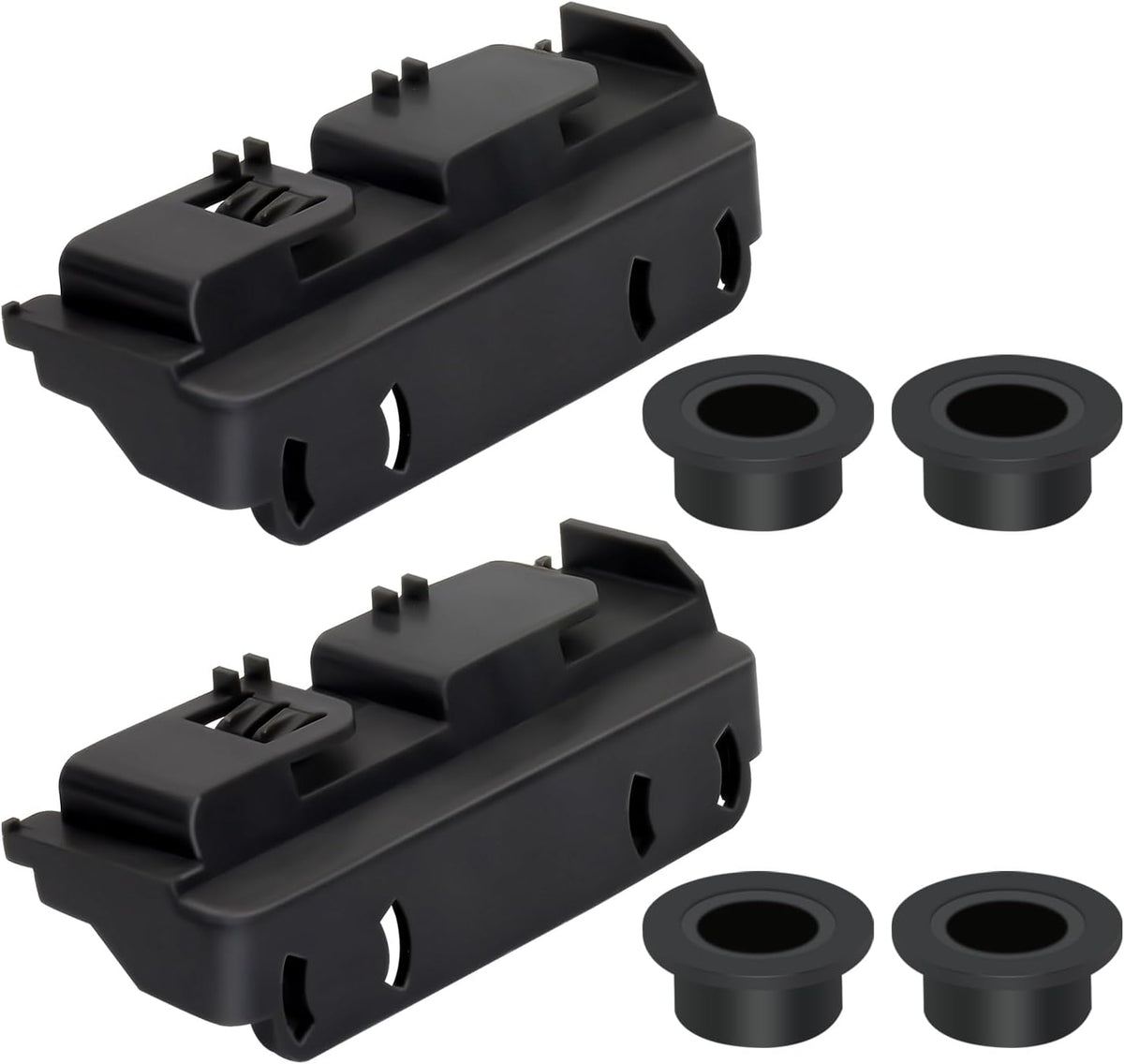 2 Pack WD28X27241 AP6990367B Dishwasher Rack Carrier And Roller Kit Compatible with GE Haier Dishwasher replaces WD12X10439, WD12X10446, WD12X10447, WD12X22657, WD12X22656