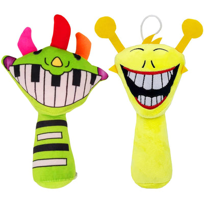 2 Pcs Halloween Plush Toys - Cute & Spooky Stuffed Animals for Horror Game Fans Toy, Birthday Goodie Bag Fillers