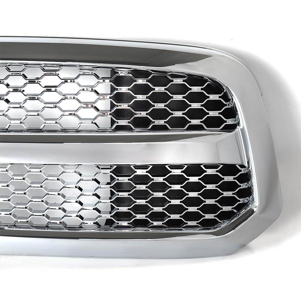 MIC Front Grille Grill Assembly Compatible with 2013-2018 Dodge Ram 1500