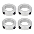 (4-Pack) Aluminum Alloy 14mm Bore Shaft Collars Screw Style，Bore Shaft Collars with 14mm Bore Size, 22mm Outer Diameter, and 8mm Width - Suitable for CNC Machine Tools