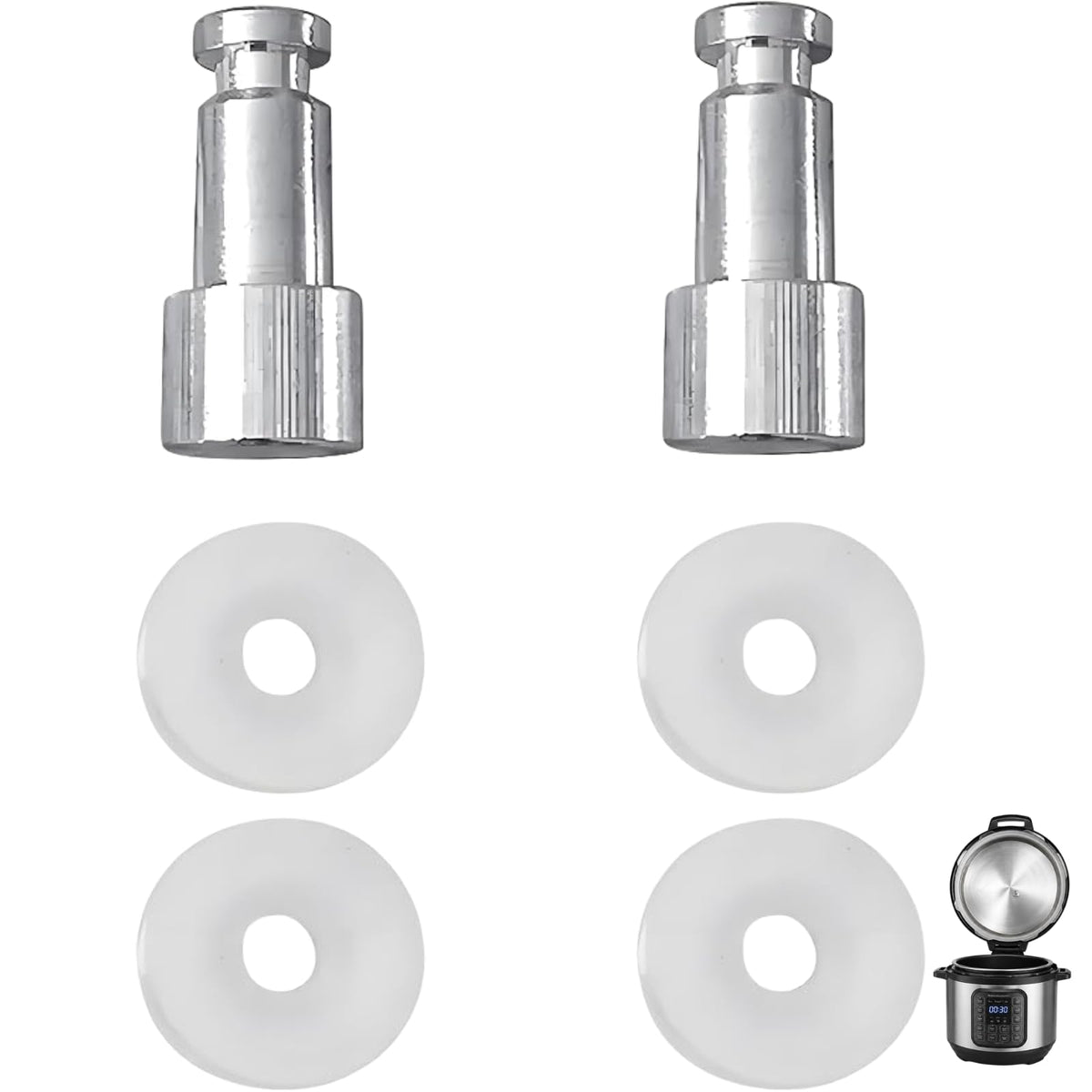 Kryoflare Float Valve Replacement Kit, 2 Pack, Compatible with Crock-Pot SCCPPC600-V1, SCCPPC800-V1, Instant Pot