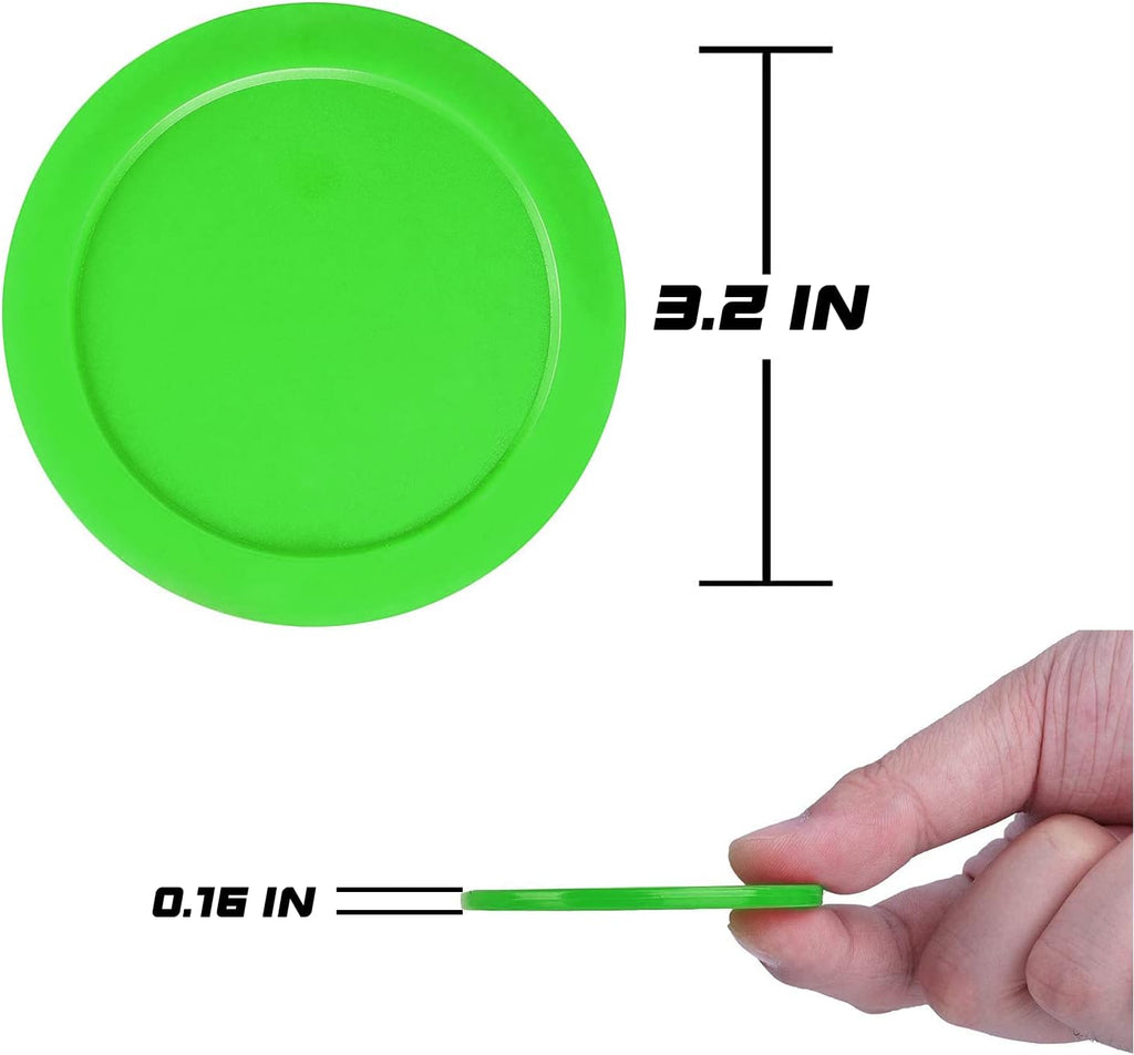3.25 or 2.5 Inch Air Hockey Pucks - Professional, Durable Pucks for Large Tables - Compatible with Standard Pushers