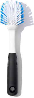 Good Grips Dish Scrub Brush with Non-Slip Handle, Nylon Bristles