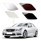 Front Bumper Tow Hook Eye Cover Cap for Mercedes Benz W212 E300 E350 E400 E500 (Iridium silver)