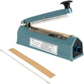 Hand Impulse Sealer Heat Seal Machine Poly Sealing With Element Grip and Teflon 12" (Inch)