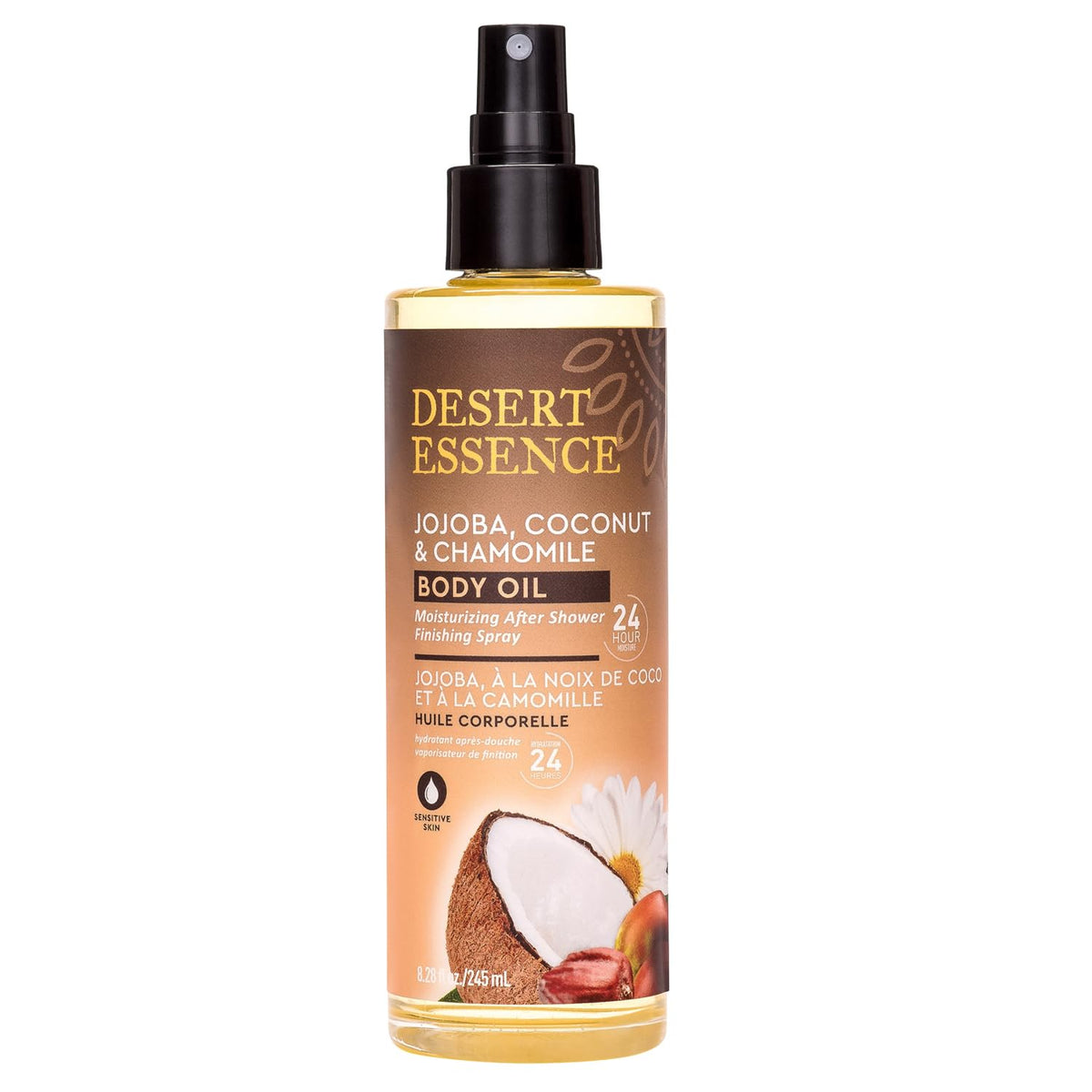 Jojoba, Coconut & Chamomile Body Oil Spray, 8.28 fl oz