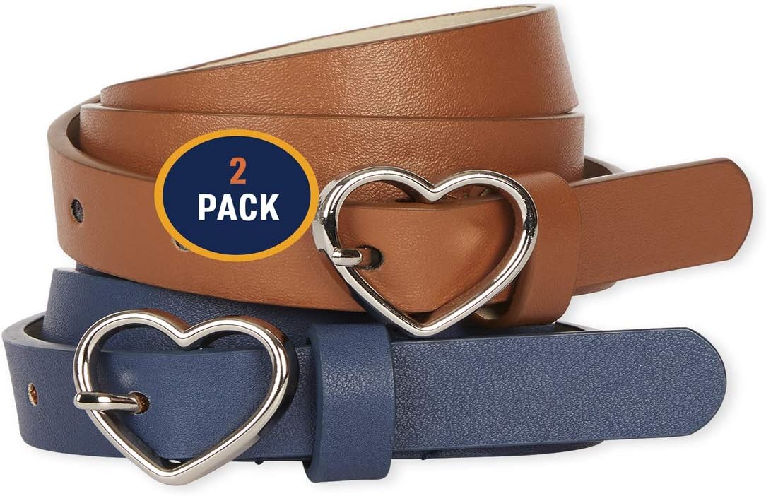 Girls' Uniform Belt, Pack of Two