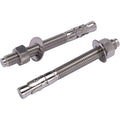 3/8" X 2-1/4" Concrete Anchor, 304 Stainless Wedge Anchor with Excellent Anti-Rust Performance, 304(18-8) Stainless