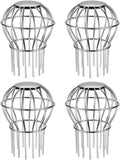 Gutter Guard, Fits for 2.8" ~ 3.7" Round Downspout, 304 Stainless Steel Rigid Filter Strainer, Stops Leaves Seeds and