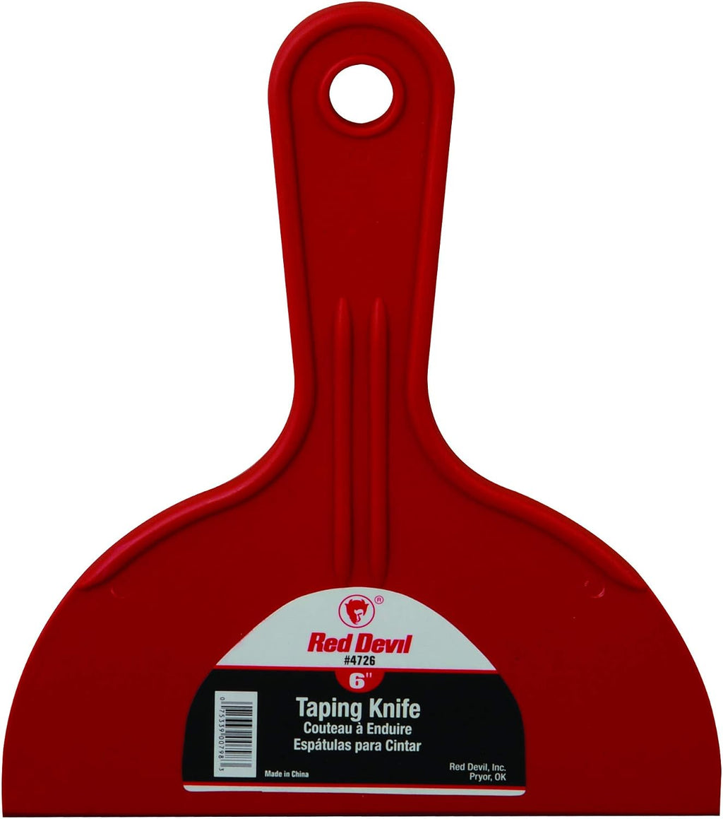 4718 3-Piece Plastic Putty Knife Set, Scraper Tool, Spackle & Paint, 1-Pack