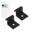 Ladder Rack Cable Runway Wall Bracket, Black, 2-Pack