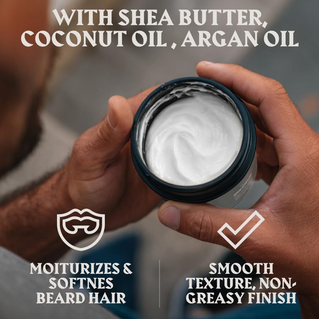 Beard Butter for Men - 4 oz, Unscented
