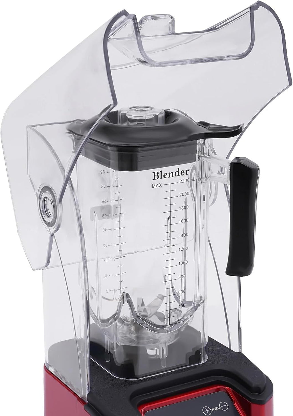 Commercial Professional Blender Shield Quiet Sound Enclosure Timer Heavy Duty Stainless Steel Blade Variable Speed