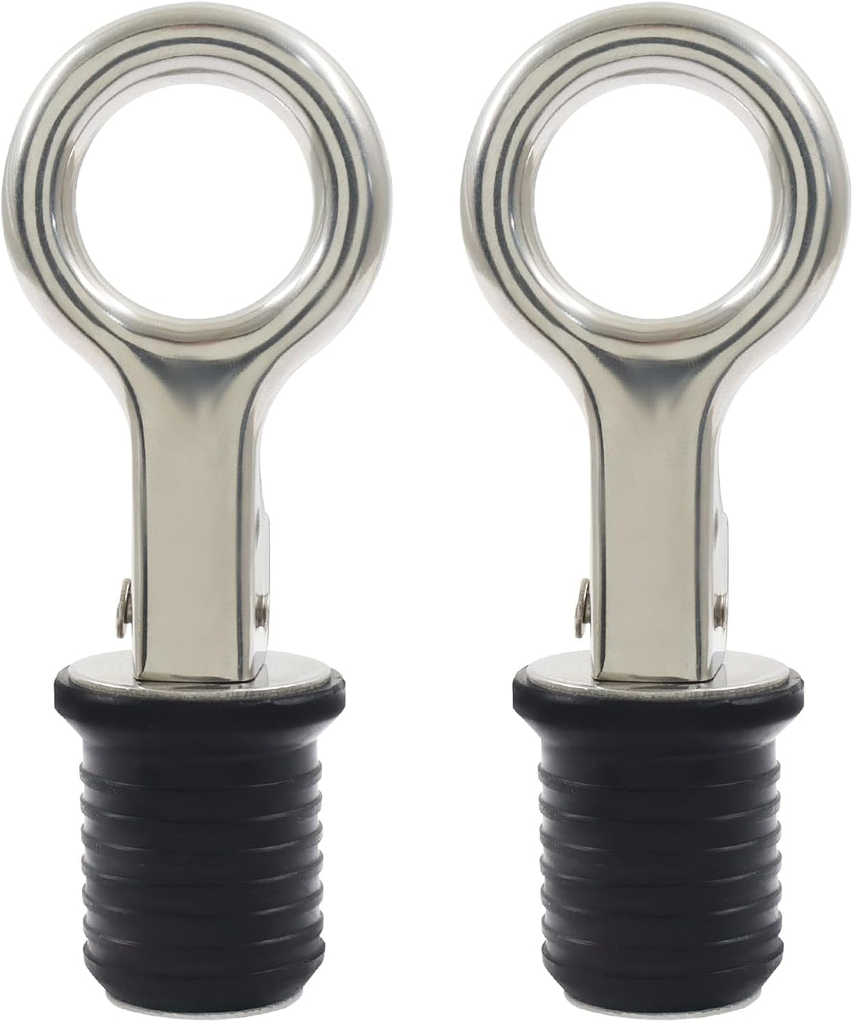 Boat Drain Plug, 2 Pcs, 1 Inch, Snap Handle