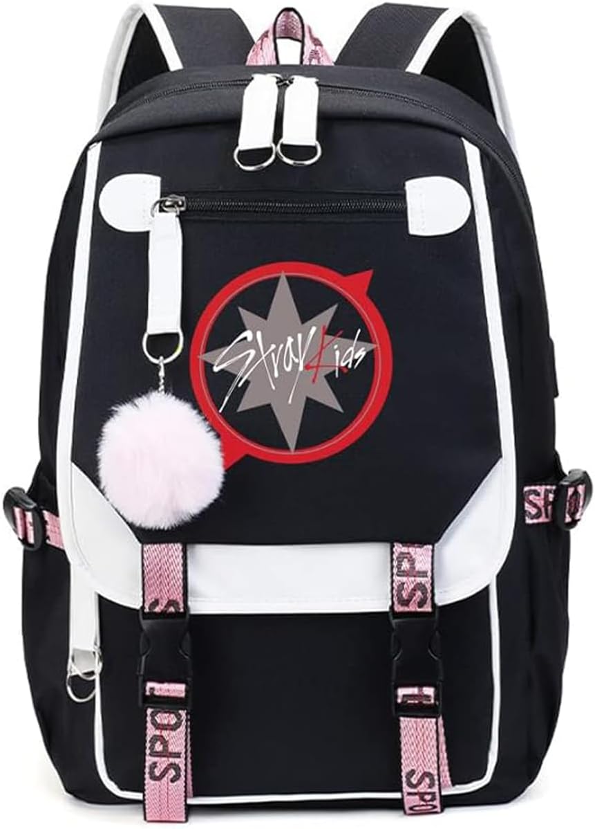 Stray Kids Backpack Merch, Stray Kids Book Bag Casual Backpack