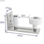 SMARTSTANDARD Sliding Barn Door Floor Guide for Bottom Adjustable Roller