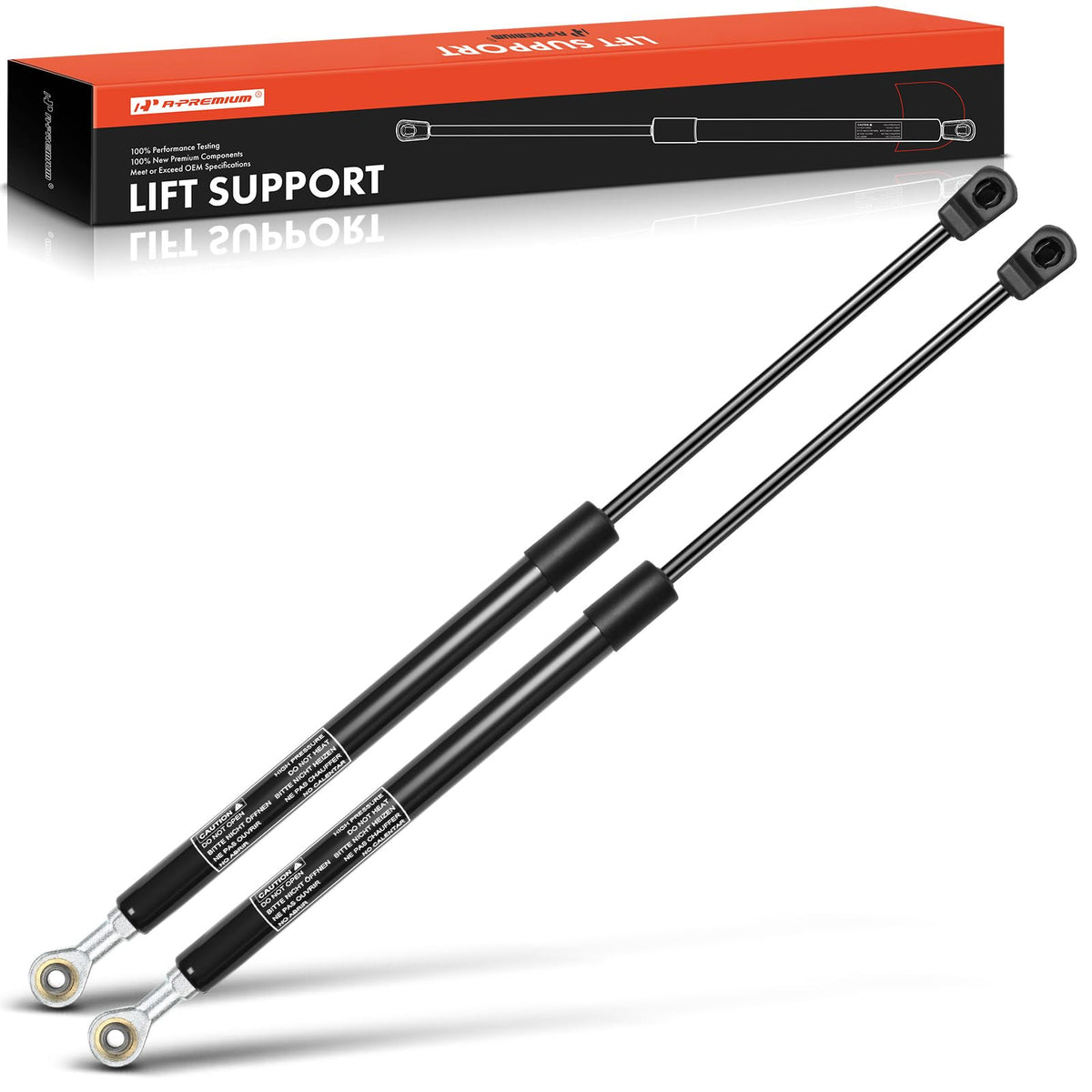 A-Premium Rear Window Lift Supports Shock Struts Compatible with Chevrolet