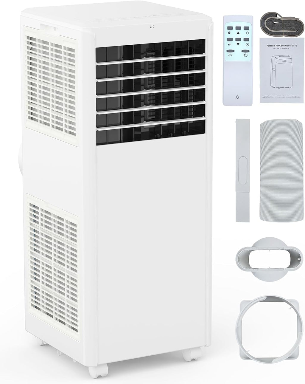 Portable Air Conditioner,8,000 BTU for Rooms up to 350 Sq.Ft., Smart Compact AC Unit with Cooling, Dehumidifier, Fan
