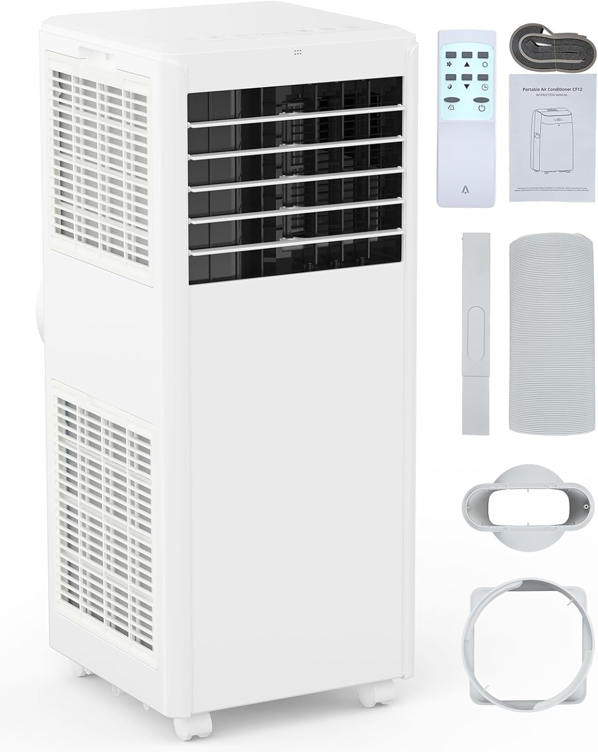 Portable Air Conditioner,8,000 BTU for Rooms up to 350 Sq.Ft., Smart Compact AC Unit with Cooling, Dehumidifier, Fan