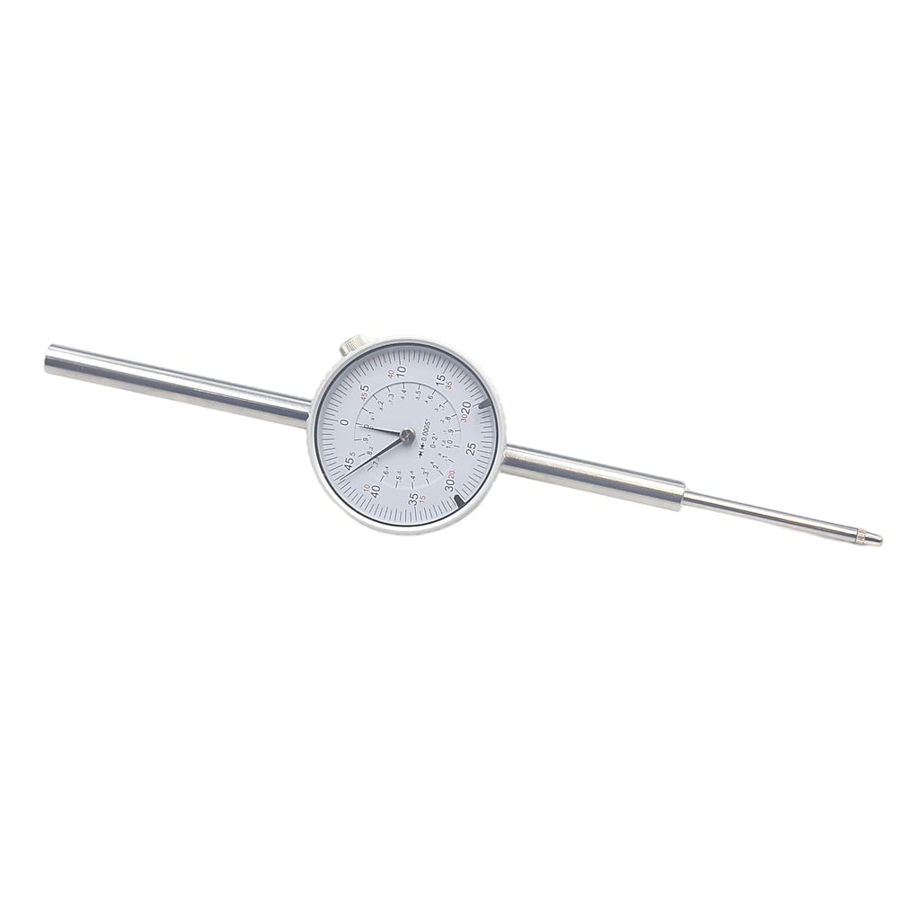 HFS Dial Indicator, 0-2" Range, 0.0005" Graduation, 1/4" Lug Back