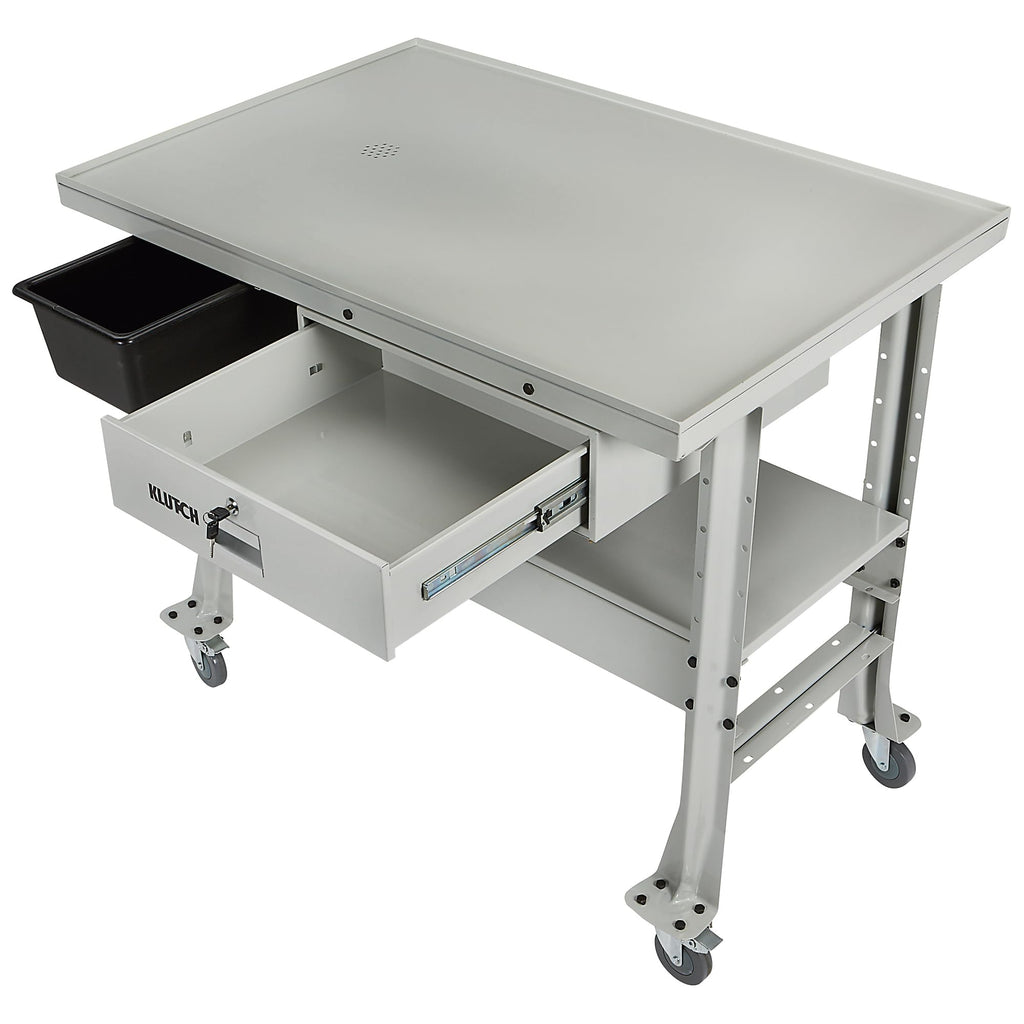 Tear Down Table/Workbench with Drain, 1,000-Lb. Capacity