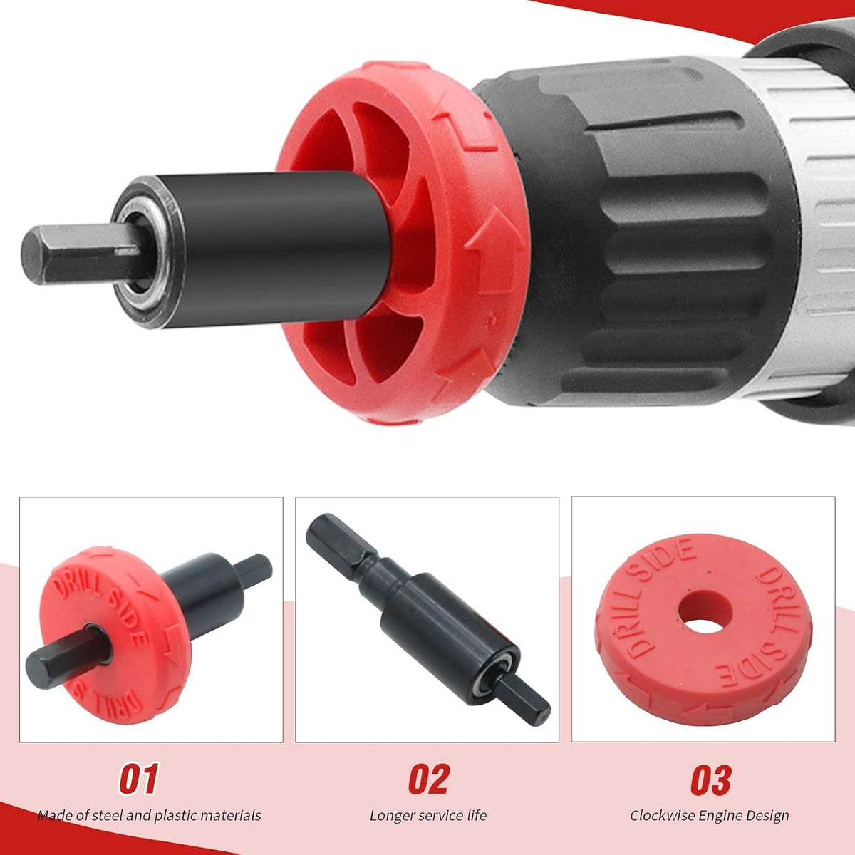 Jump Start Electric Engine Starter Drill Bit Adapter, Replacement for Troy Bilt B&S Lawn Mowers String Trimmers Leaf Blowers, Replace Craftsman Speed Start Bit