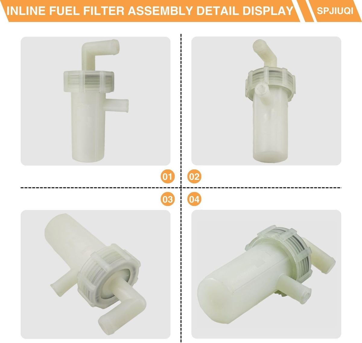 0397715 Inline Fuel Filter for Evinrude Johnson Outboard VRO Pump