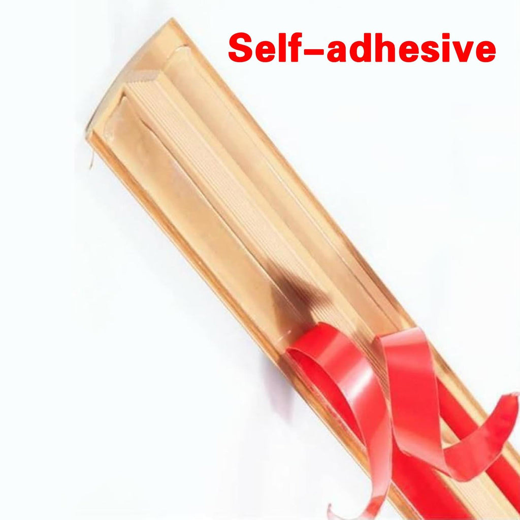 Self-Adhesive T Molding Transition Strip for Joining Floor Gaps, PVC Flat Divider, Sturdy Floor Edging Trim for